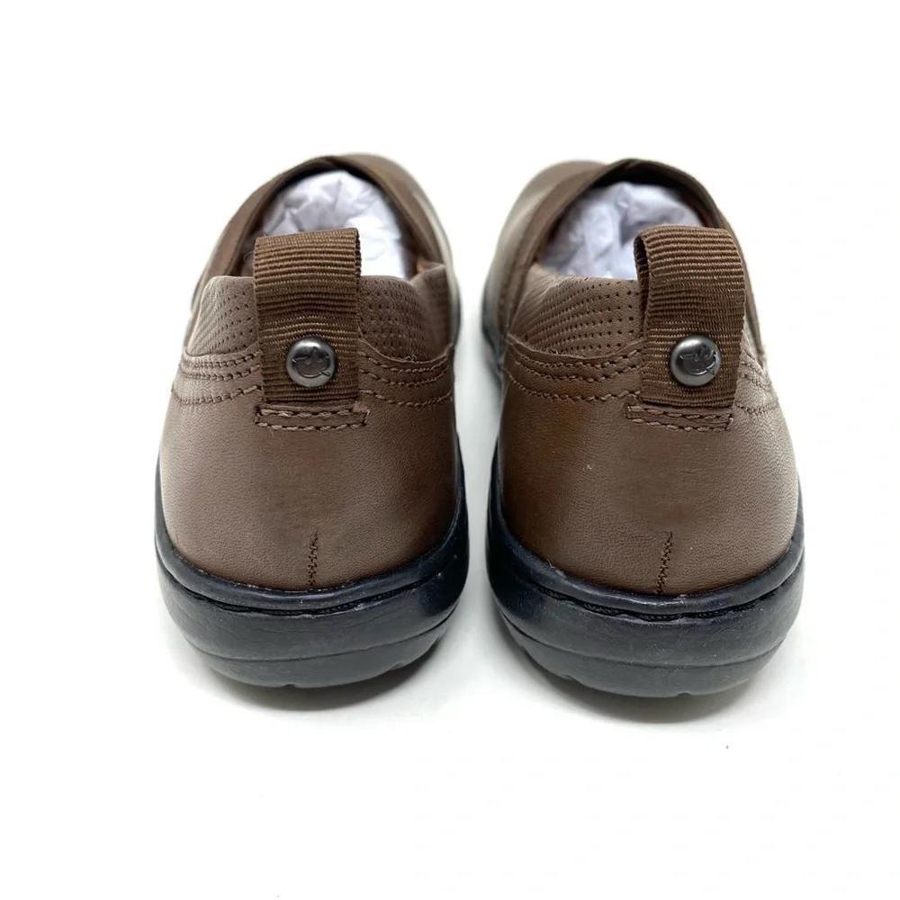 Cobb Hill Penfield Envelope Slip On shoes Brown Leather NARROW CI9278
